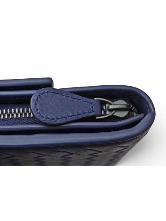 Bottega Veneta Dark Purple Intrecciato Leather Wallet – I  Bottega Veneta Wallet Continental Dark Purple